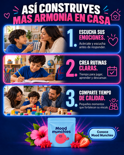 Mood Munchies | Gomitas Naturales para el Estado de Animo e Interés en los Niños